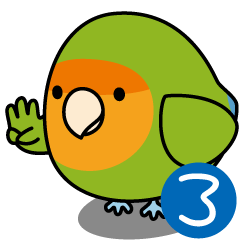 [LINEスタンプ] コザクラインコのマルちゃん3