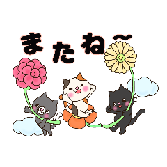 [LINEスタンプ] あにまるっコゆったり猫