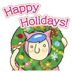 [LINEスタンプ] めんだこさんの日常 #03 冬＆クリスマス