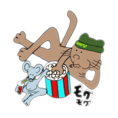 [LINEスタンプ] 猫のトーマス            Tohmass the cat.