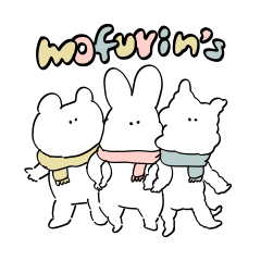 [LINEスタンプ] 冬のあったかmofurin's