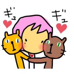 [LINEスタンプ] ハピラブさん