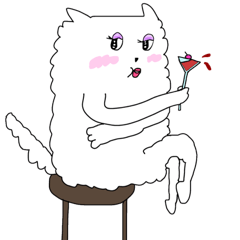 [LINEスタンプ] お姉ちゃまネコ