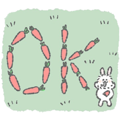 [LINEスタンプ] アンゴラ風うさぎ