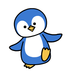 [LINEスタンプ] ブルーペンギンベイビー