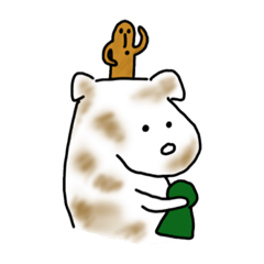 [LINEスタンプ] 今でもやっぱり白いいぬ