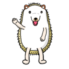 [LINEスタンプ] ゆかいなハリネズミのハリーのハリキリ日記