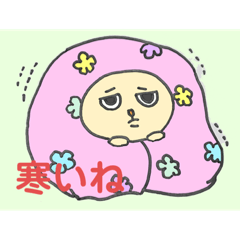 [LINEスタンプ] シンプルに使う冬スタンプ