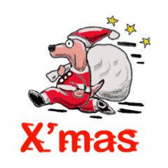 [LINEスタンプ] わん子 X’mas クリスマス