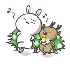 [LINEスタンプ] うっさっさシリーズ 冬ver