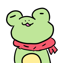 [LINEスタンプ] 冬のけろった