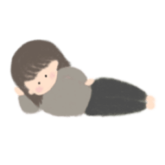 [LINEスタンプ] ぽやぽや女の子