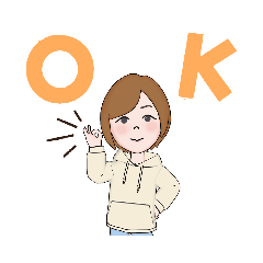 [LINEスタンプ] ハミです。