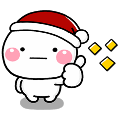 [LINEスタンプ] 聖誕快樂篇♡白圓君