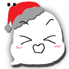 [LINEスタンプ] ちび幽霊 ウィンター