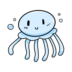 [LINEスタンプ] 可愛い クラゲ