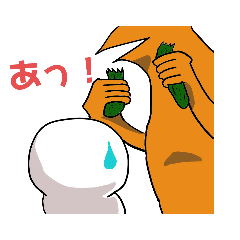 [LINEスタンプ] きゅうりマン+