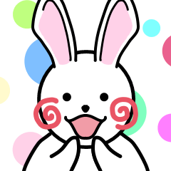 [LINEスタンプ] ぐるウサ in ぐるキャラ_#01 毎日使える