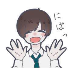 [LINEスタンプ] ドッペルくんと僕