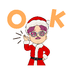 [LINEスタンプ] ヘンテコおじさんクリスマスバージョン