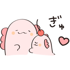 [LINEスタンプ] うぱぱとさくらんぼちゃんの日常スタンプ