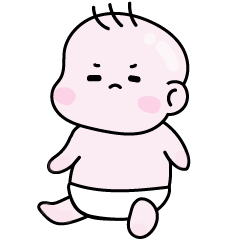 [LINEスタンプ] かわよい赤ちゃん