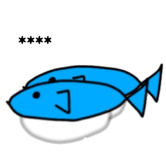 [LINEスタンプ] さかなとすしのかすたむすたんぷ