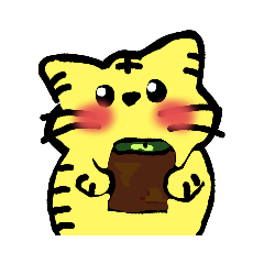 [LINEスタンプ] 日常に使える カラフルねこ