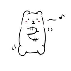 [LINEスタンプ] しろくまいちごう