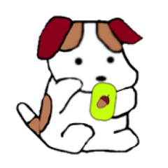 [LINEスタンプ] その犬、どんぐり Jラッセルテリア 2