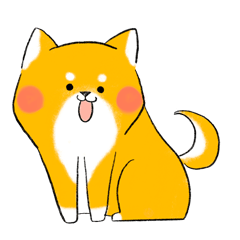 [LINEスタンプ] 柴犬元気です！