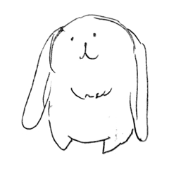 [LINEスタンプ] うさぎときどきはりねづみ