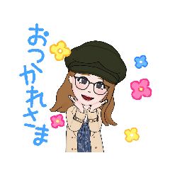[LINEスタンプ] アパレルのお姉さん