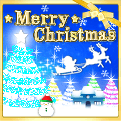 [LINEスタンプ] 毎年使えるやさしいクリスマス☆お正月の画像（メイン）