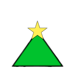 [LINEスタンプ] 高くなれ！クリスマスツリー！