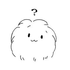 [LINEスタンプ] 毛玉みたいな何か