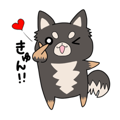 [LINEスタンプ] ポメチーのつきくんがゆく！その3