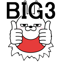 [LINEスタンプ] BIG 擦れうさぎ3