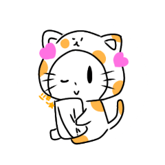 [LINEスタンプ] かわいい模様の猫スタンプ