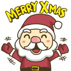 [LINEスタンプ] サンタクロース-メリークリスマス
