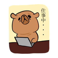 [LINEスタンプ] くまさーんの日常。