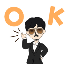 [LINEスタンプ] 怖い人（アバター）