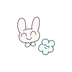 [LINEスタンプ] うさぎちゃん日常編