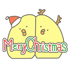 [LINEスタンプ] クリスマスだピヨ