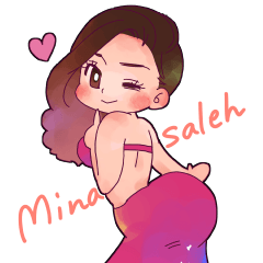 [LINEスタンプ] MinaSalehスタンプ