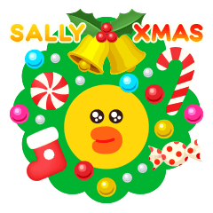 [LINEスタンプ] サリー可愛い♡サリーが主役のクリスマス☆