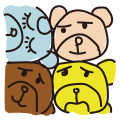 [LINEスタンプ] やさしいクマの町