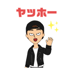 [LINEスタンプ] THE BATI なしもとのぶき