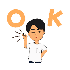 [LINEスタンプ] my face cool face