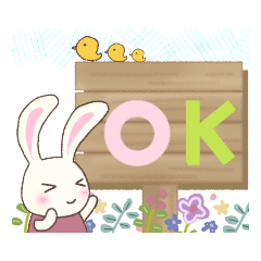 [LINEスタンプ] うさぴょん✨①